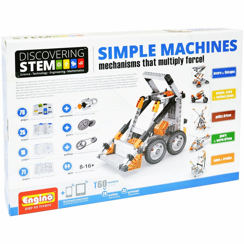 Engino Discovering STEM Simple Machines Mechanisms That Multiply Force Construction Kit