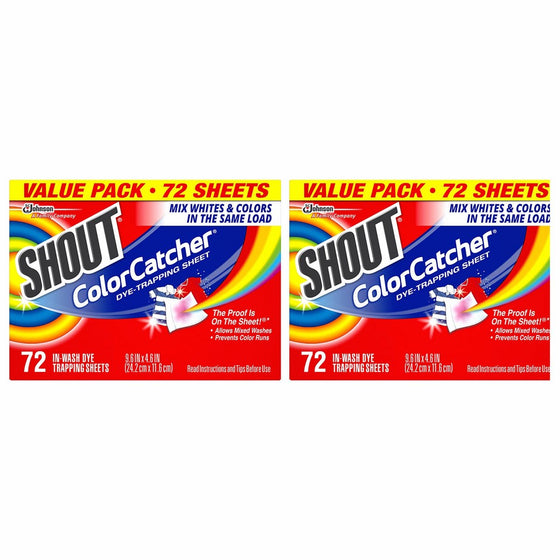 Shout Color Catcher 72 ct, 2 un