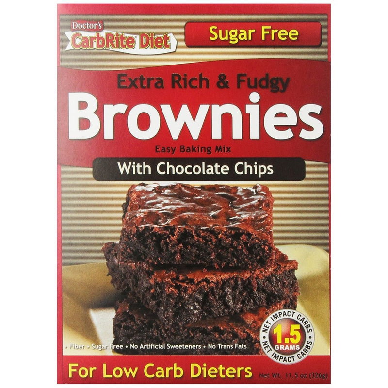 Doctor's CarbRite Diet - Chocolate Chip Brownie Mix, 11.5 oz