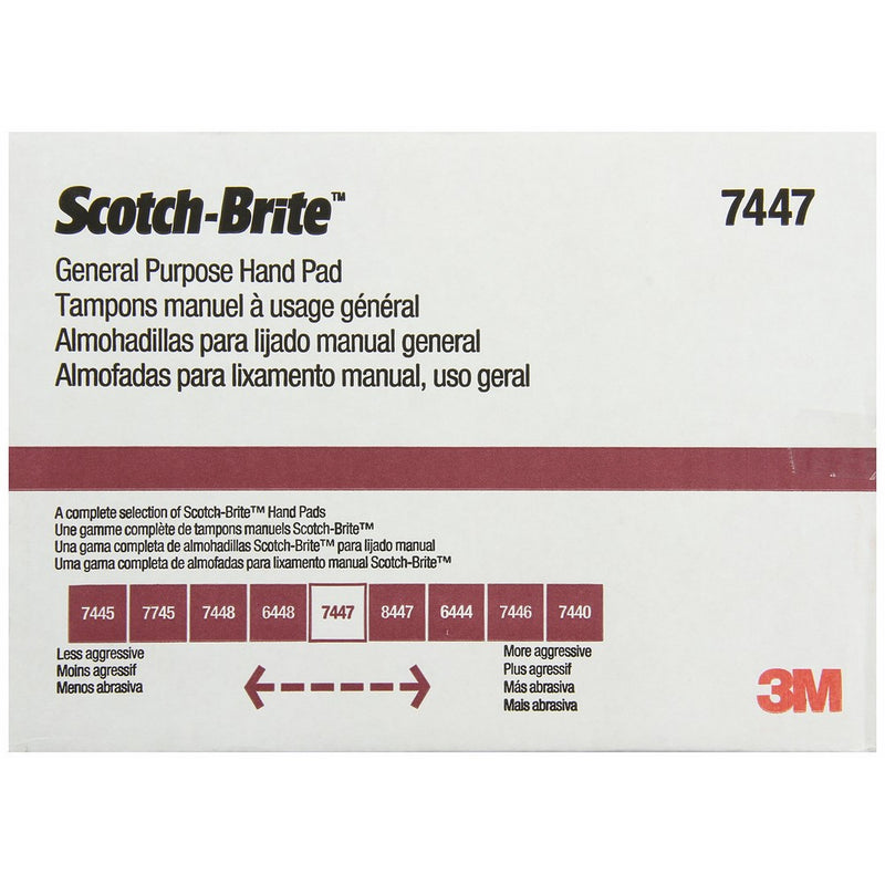 3M Scotch-Brite General Purpose Hand Pad, 6-Inch by 9-Inch, 20-Pad