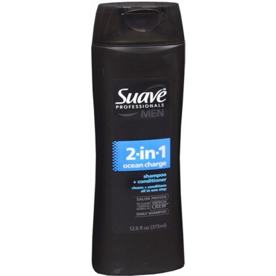 Suave 2 in One Shampoo Conditioner: Ocean Charge 12.6 Oz