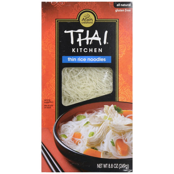 Thai Kitchen, Thin Rice Noodles, 8.8 oz