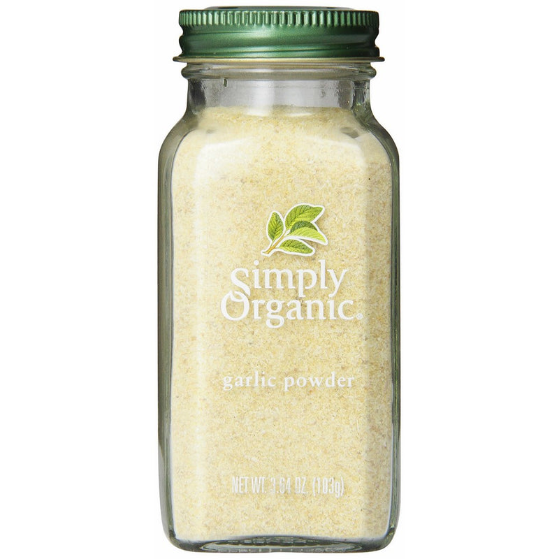 Simply Organic Garlic Powder Certified Organic, 3.64-Ounce Container