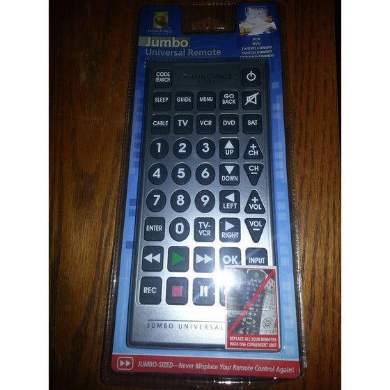 Innovage 569976 Jumbo Universal Remote