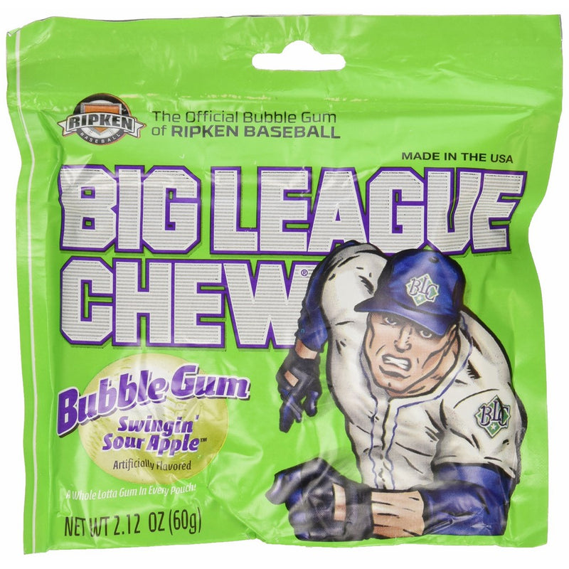 Big League Chew Sour Apple 12 Pack Box