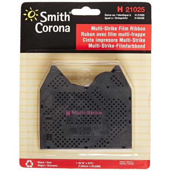 Smith Corona 21025 Typewriter Ribbon, Black