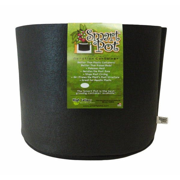 Smart Pots 10-Gallon Smart Pot Soft-Sided Container, Black