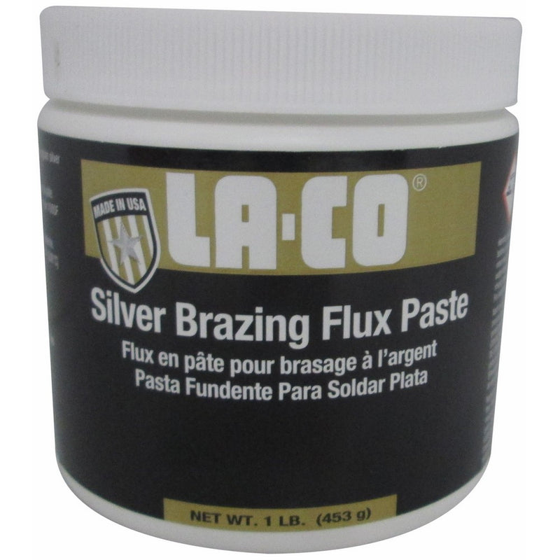 LA-CO High Heat Resistance Silver Brazing Flux Paste, 1000 to 1700 Degree F Temperature, 1 lbs