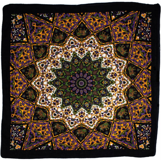 Sunshine Joy India Star Bandana Purple and Green