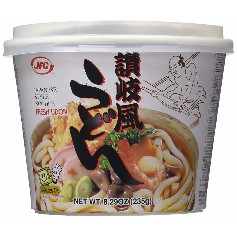 JFC Fresh Udon Bowl, 8.29-Ounce Containers (Pack of 6)