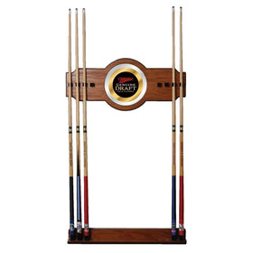 Miller Genuine Draft Billiard Cue Rack with Mirror