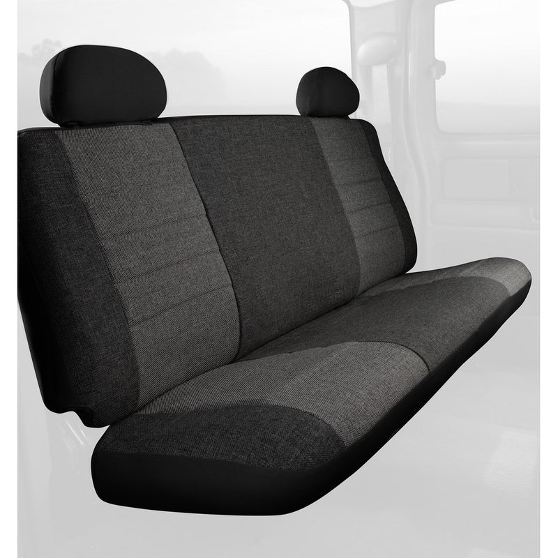 Fia OE32-40 CHARC Custom Fit Rear Seat Cover Bench Seat - Tweed, (Charcoal)