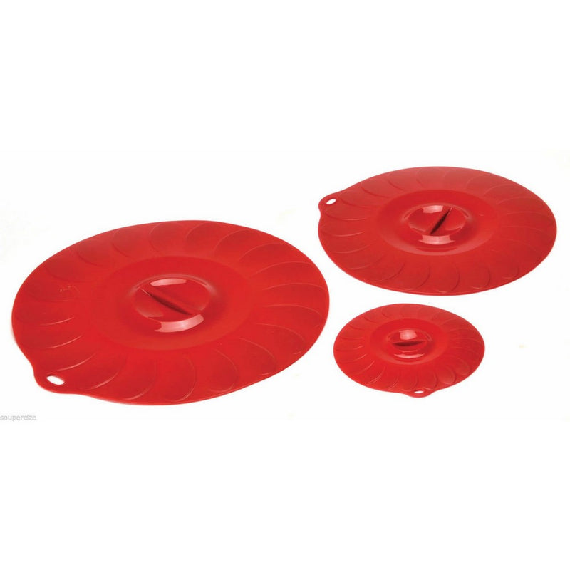 Norpro 413 Silicone Universal Suction Lids, 3-Piece Set