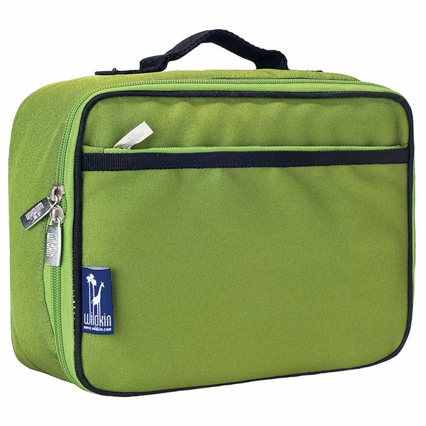 Lunch Box, Wildkin Lunch Box, Insulated, Moisture Resistant, and Easy to Clean with Helpful Extras for Quick and Simple Organization, Ages 3, Perfect for Kids or On-The-Go Parents – Parrot Green