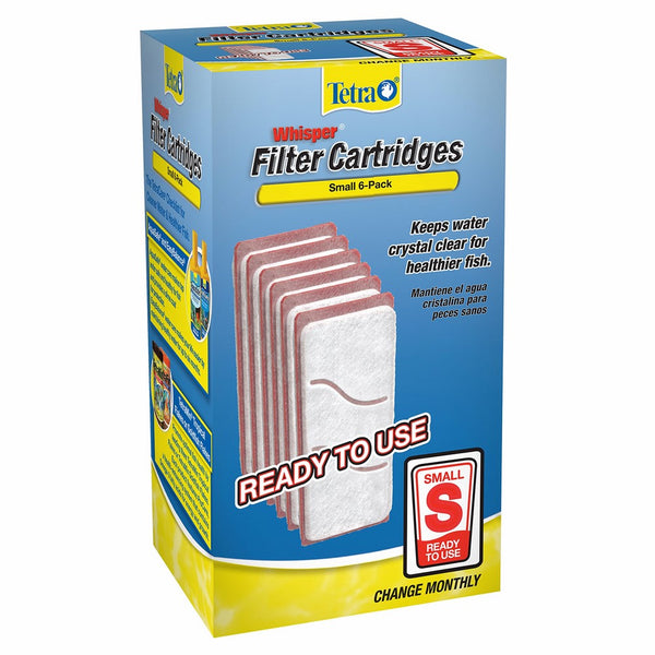 Tetra Whisper Replacement Carbon Filter Cartridges Small, 6 ct