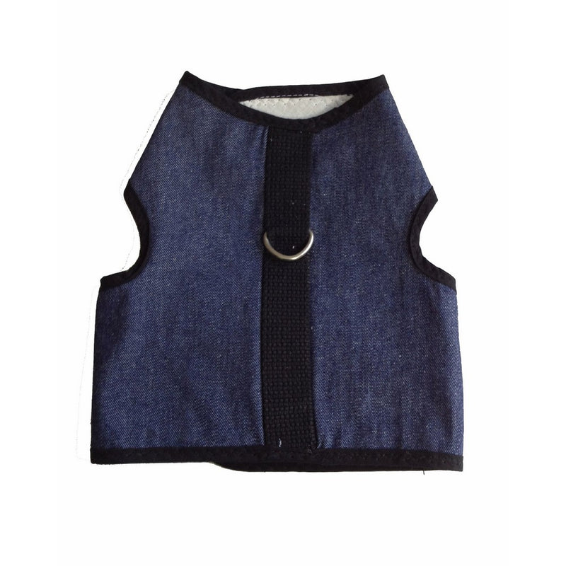 Kitty Holster Cat Harness, Small/Medium, Denim Blue
