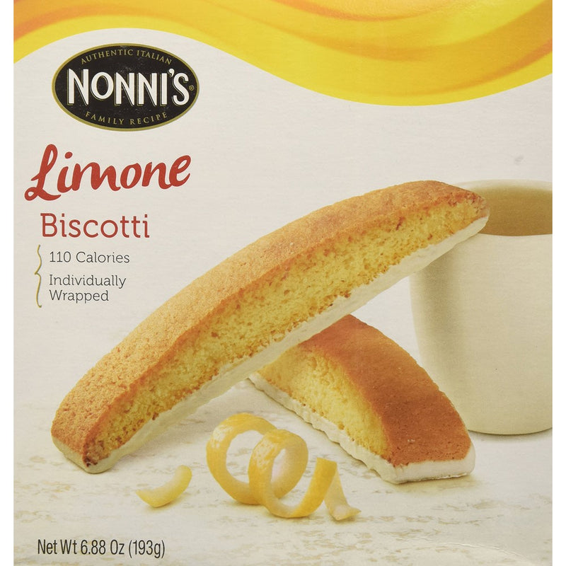 Nonni's Biscotti Limone 6.88 oz 2 Pack