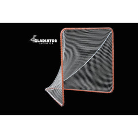 Gladiator Official Lacrosse Goal Net, Orange, 100% Steel Frame, 6 x 6-Foot