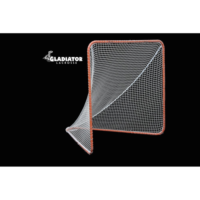 Gladiator Official Lacrosse Goal Net, Orange, 100% Steel Frame, 6 x 6-Foot