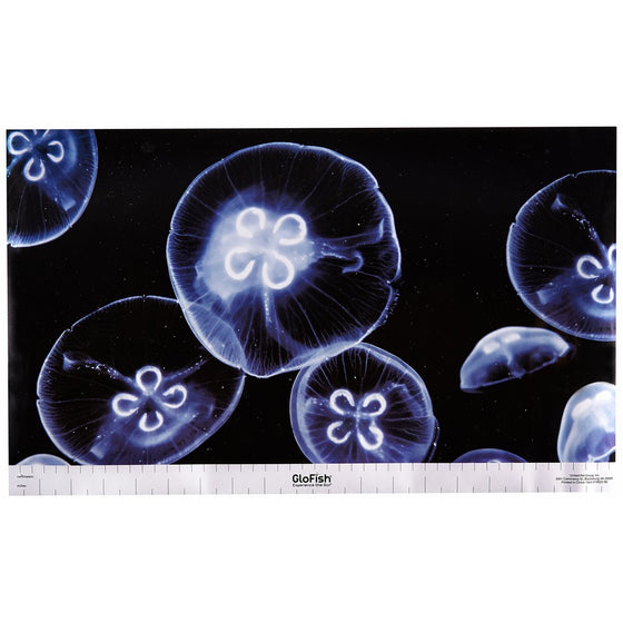 GloFish 19025 Aquarium Background, Jellyfish/Anemone