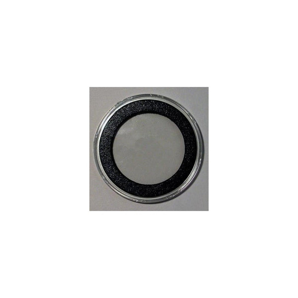 (25) Air-tite 39mm Black Ring Coin Holder Capsules for 1oz Silver & Copper Rounds Casino Chips