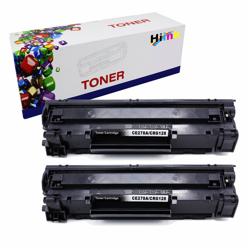 HIINK Compatible Toner Cartridge Replacement for HP 78A ( Black , 2-Pack )