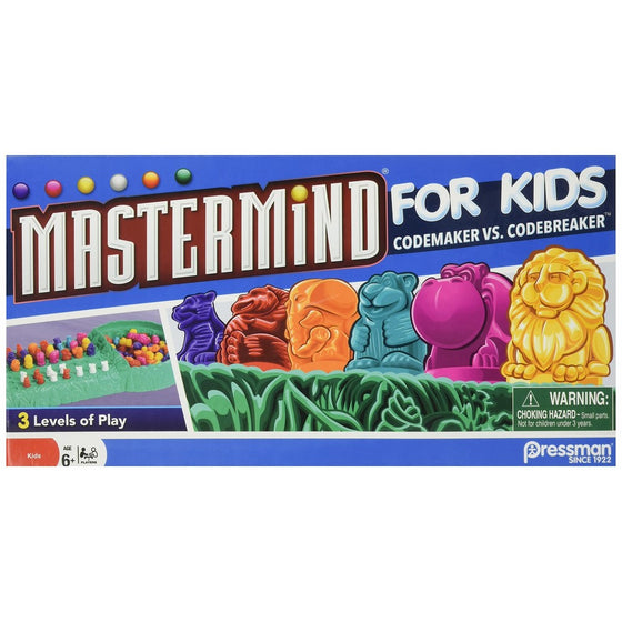 Mastermind for Kids -- Codebreaking Game Plays on Three Levels