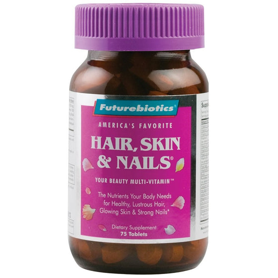 Futurebiotics Hair, Skin, Nails Beauty Multivitamin, 75 Tablets