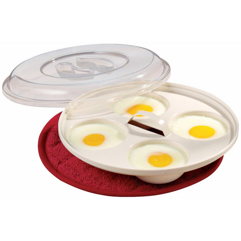 Prepworks by Progressive Microwavable Four Egg Poacher