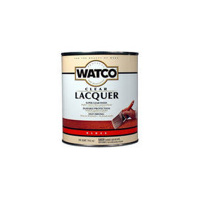 Watco 63041 Lacquer Clear Wood Finish, Quart, Clear Gloss