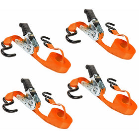 Keeper 05506 15' x 1" Ratcheting Tie-Down with Padded Handles, 4-Pack