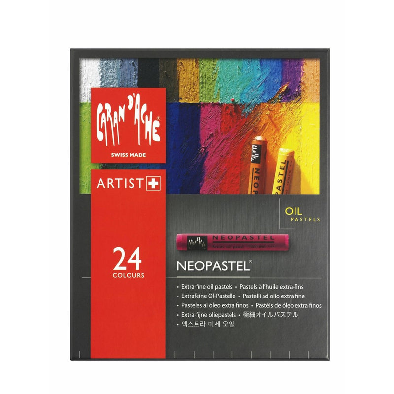 Caran D'ache Neopastel Oil Pastels Set Of 24 (7400.324)
