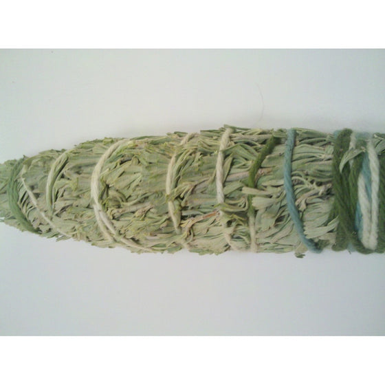 Sage and Sweetgrass - 5" Smudge Stick - Sage Spirit