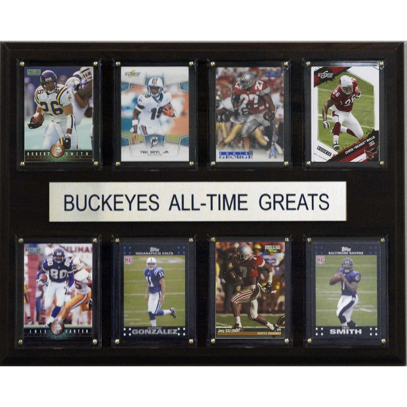 NCAA Football Ohio State Buckeyes All-Time Greats Plaque