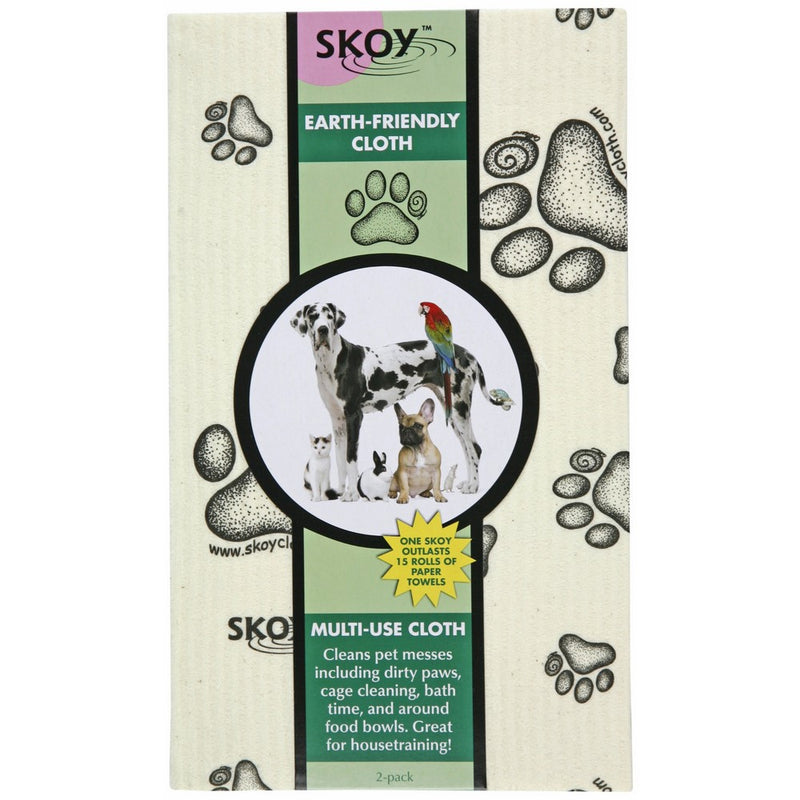 Skoy SK108 Large Swedish Dishcloth, Large, Apple Green/White