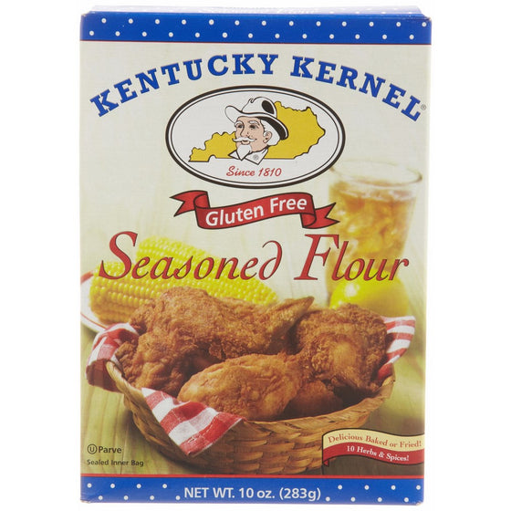 Kentucky Kernal Flour Seasoned Gf, 10-Ounce (Pack of 6)