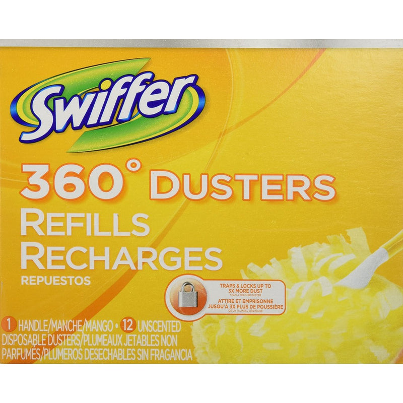 Swiffer 360 Dusters with 1 Handle and 12 Refills