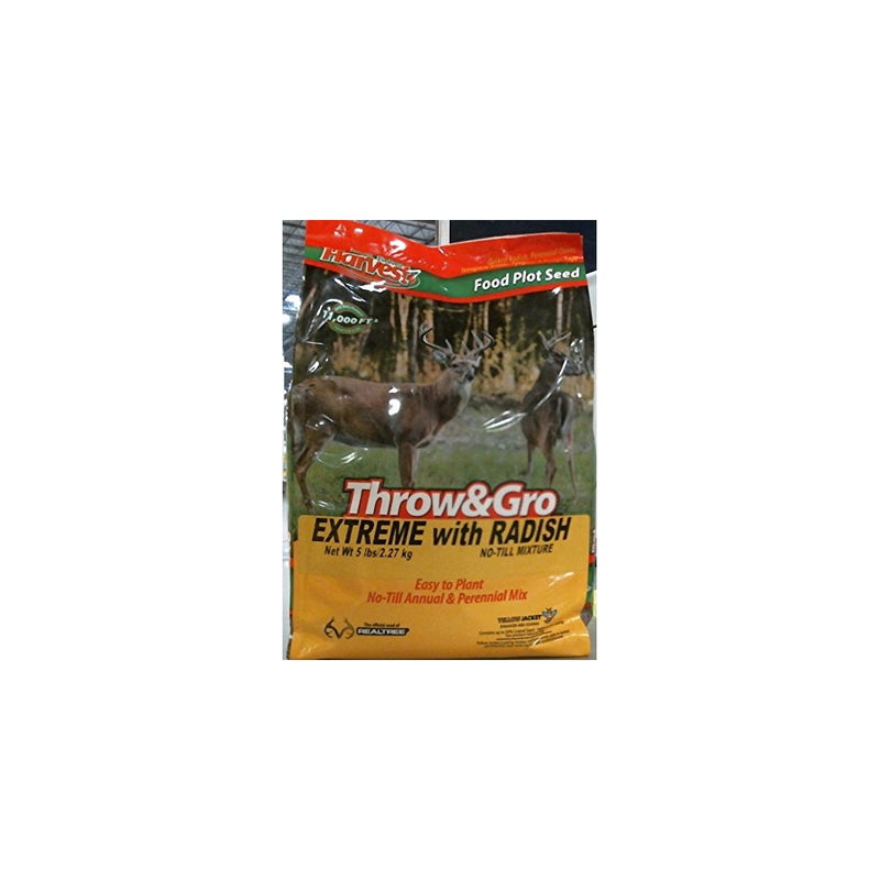Evolved Habitat Throw and Grow extreme No Till Raddish Food Plot, 5lb