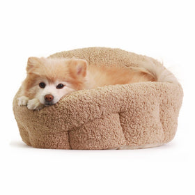 Best Friends by Sheri OrthoComfort Deep Dish Cuddler (20x20x12”) - Self-Warming Cat and Dog Bed Cushion for Joint-Relief and Improved Sleep - Machine Washable, Waterproof Bottom - For Pets Up to 25lbs