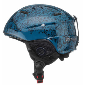 Lucky Bums Toddler Kids Alpine Doodlebug Ski Snowboard Sport Helmet, Blue, M/L