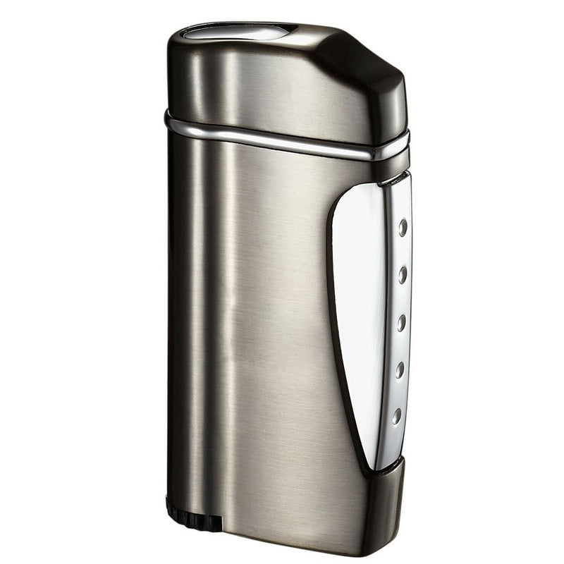 Visol Nolet Gunmetal Wind-Resistant Torch Flame Lighter