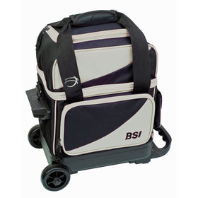BSI Single Ball Roller Bowling Bag, Black/Grey