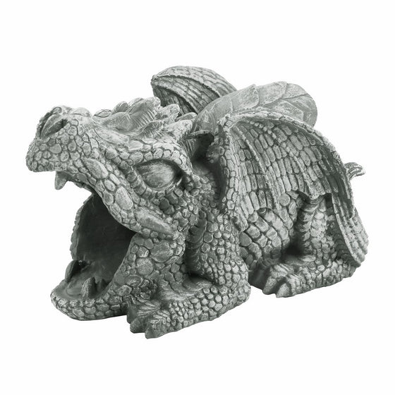 Design Toscano Darian the Dragon Gutter Guardian Downspout Extension Statue, 9 Inch, Polyresin, Full Color