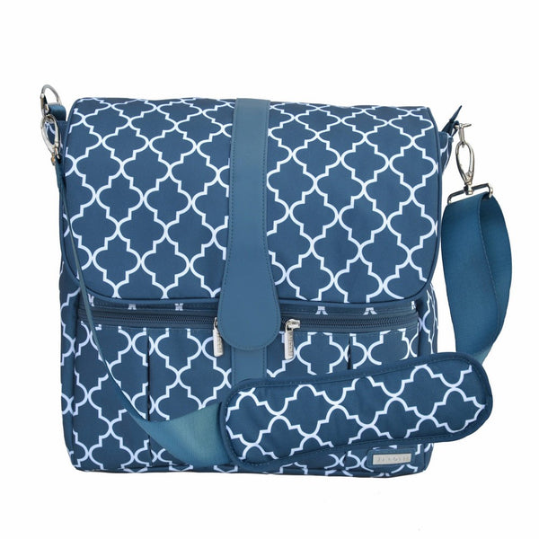 JJ Cole Backpack Diaper Bag, Navy Arbor