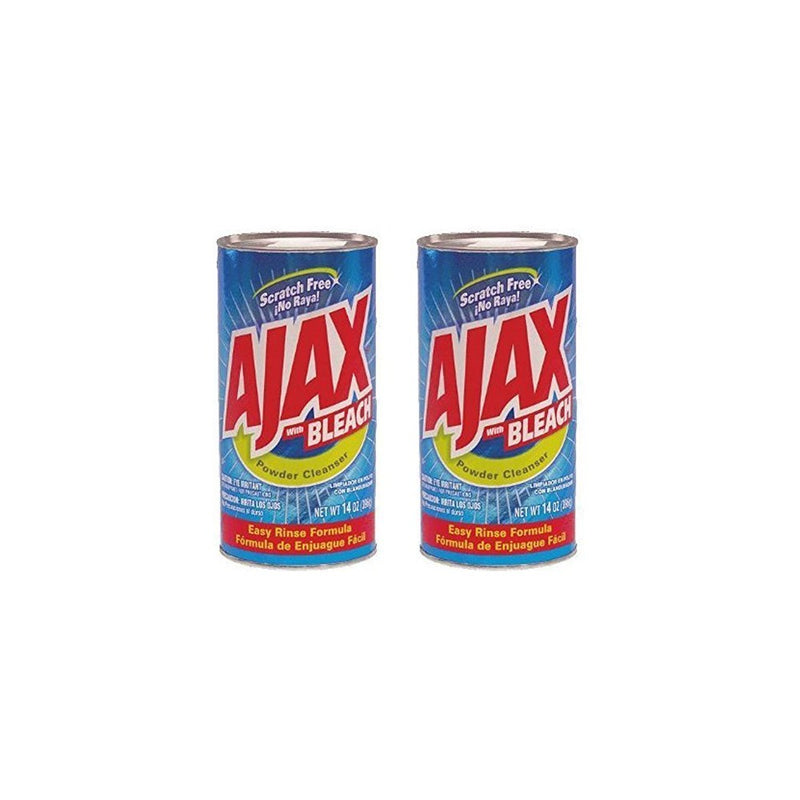 Ajax Powder Cleanser with Bleach, 14 oz (396 g) (2 Pack)