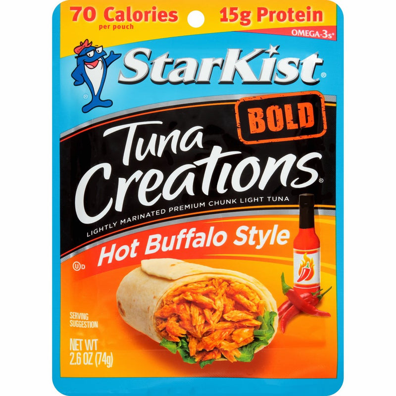 StarKist Tuna Creations Bold, Hot Buffalo Style, 2.6 Ounce (Pack of 24)