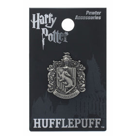 Harry Potter Hufflepuff School Crest Pewter Lapel Pin