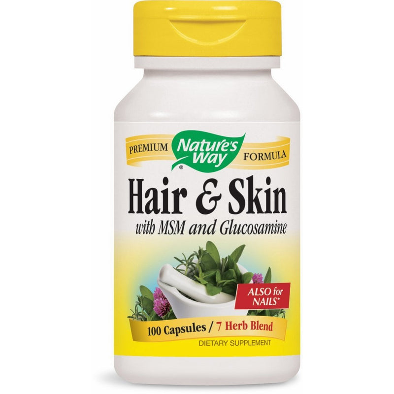 Nature's Way Hair and Skin, 100 Capsules