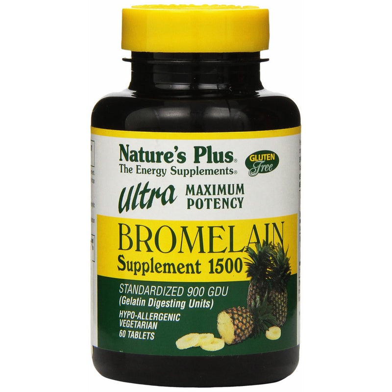 Ultra Bromelain 1500mg Nature's Plus 60 Tabs