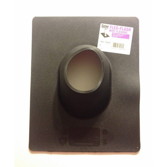 Oatey Roof flashing 14041 4" Flex-Flash 11.5" x 14" base, 100% flexible, foldable plastic base
